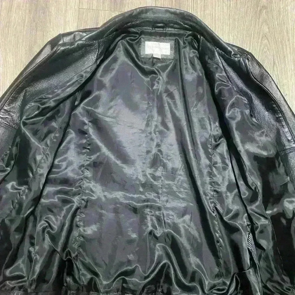 Worthington Women’s Leather Jacket Black Size XL - Picture 4 of 10